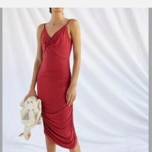 Elegant Red Women's Dress Anthropologie Forever That Girl
